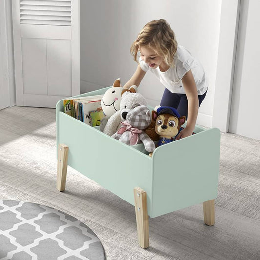 Vipack Kids Toy Box Kiddy Wood Mint Green