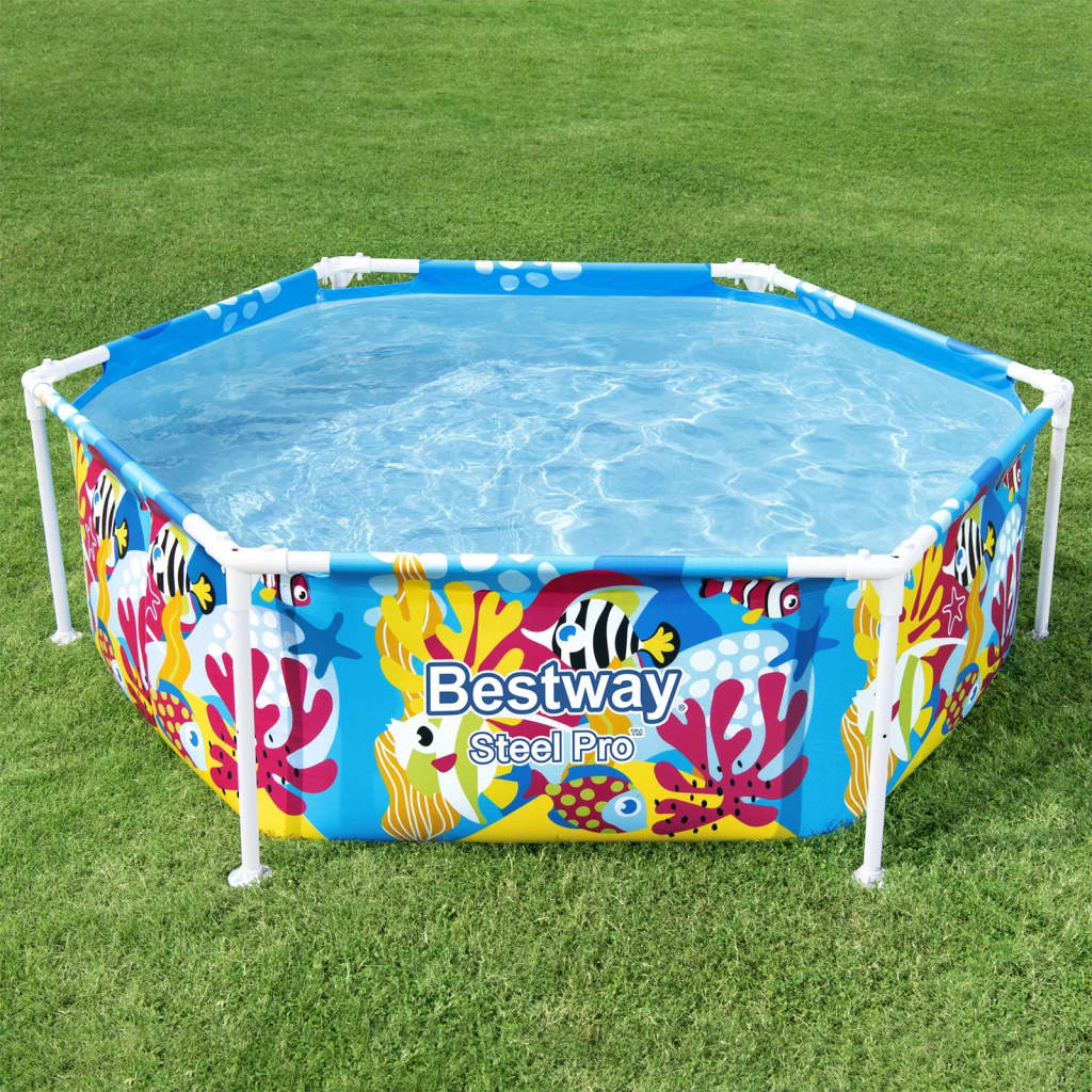 Bestway Steel Pro UV Careful Above Ground Pool for Kids 183x51 cm