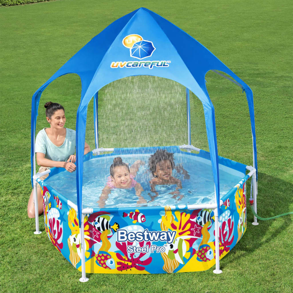 Bestway Steel Pro UV Careful Above Ground Pool for Kids 183x51 cm