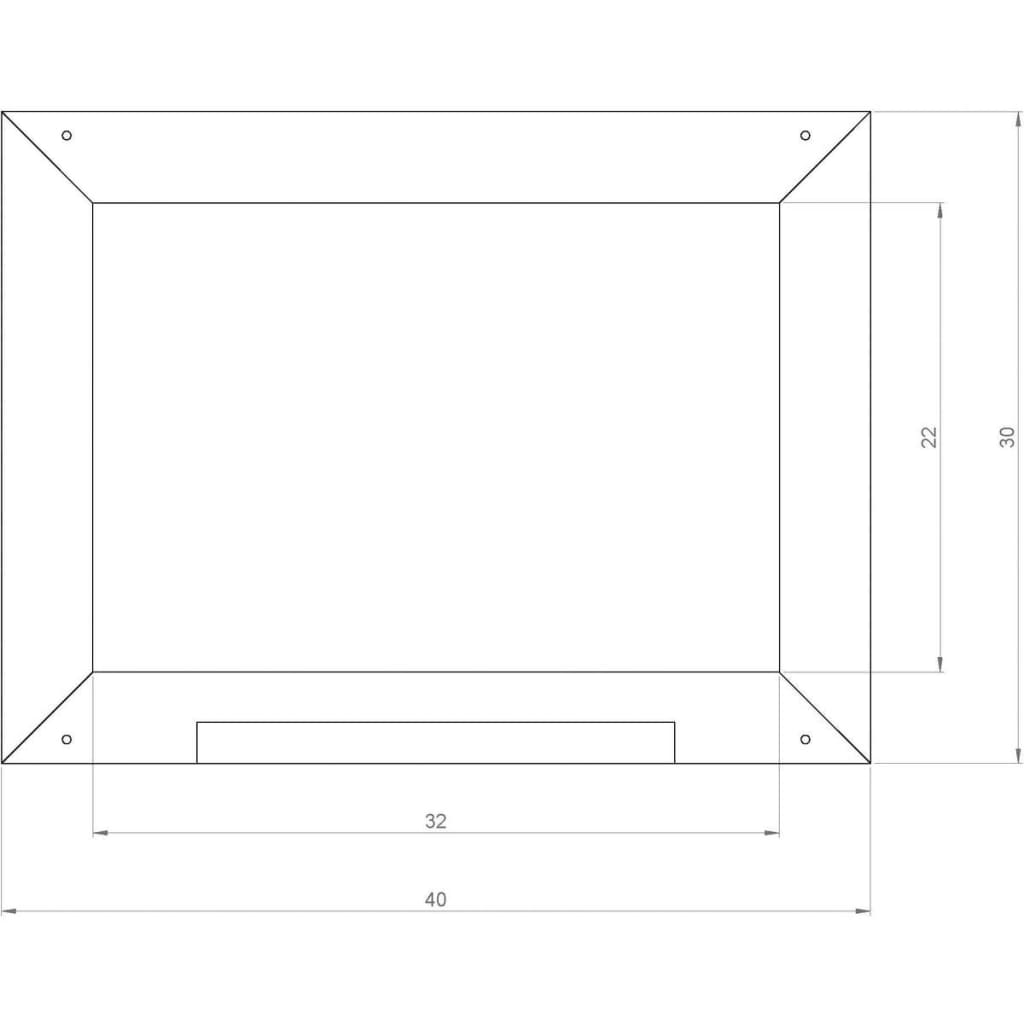 AXI Kids Blackboard for Playhouse Grey 2x40x30 cm