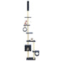 Cat Tree with Sisal Scratching Posts 260 cm Dark Blue