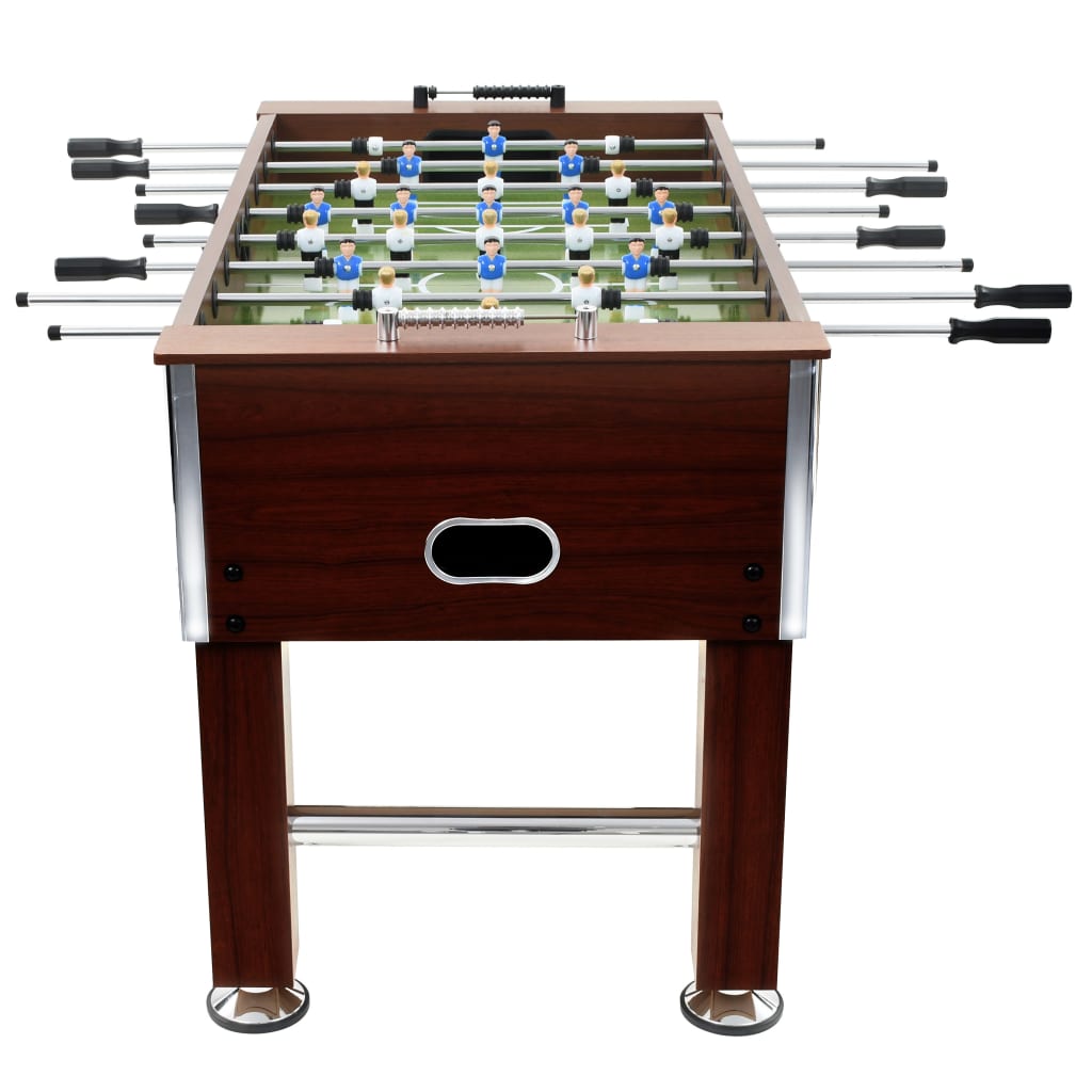 Football Table Steel 60 kg 140x74.5x87.5 cm Brown