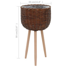 Load image into Gallery viewer, Planter Wicker with PE Lining
