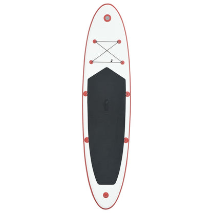 Inflatable Stand Up Paddleboard Set Red and White