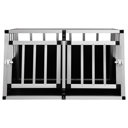 Dog Cage with Double Door 89x69x50 cm