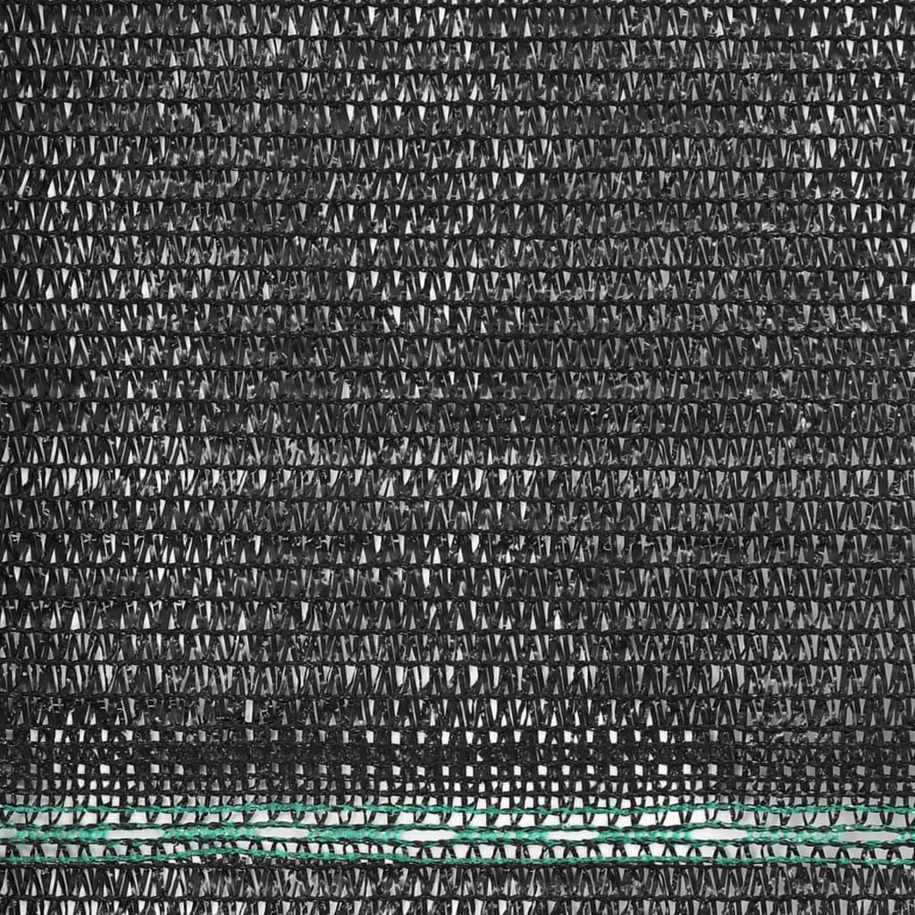 Tennis Screen HDPE 2x25 m Black