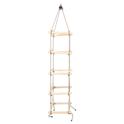 Kids Rope Ladder 200 cm Wood