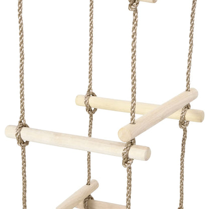 Kids Rope Ladder 200 cm Wood