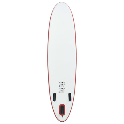 Stand Up Paddle Board Set SUP Surfboard Inflatable Red and White