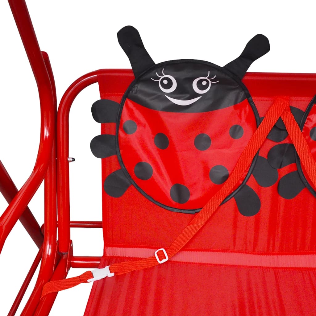 Kids Swing Seat Red