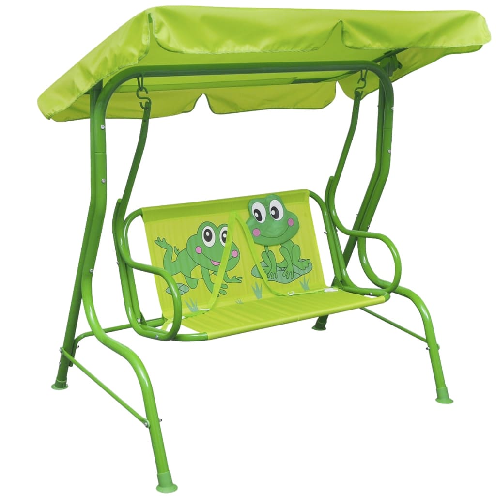 Kids Swing Seat Green