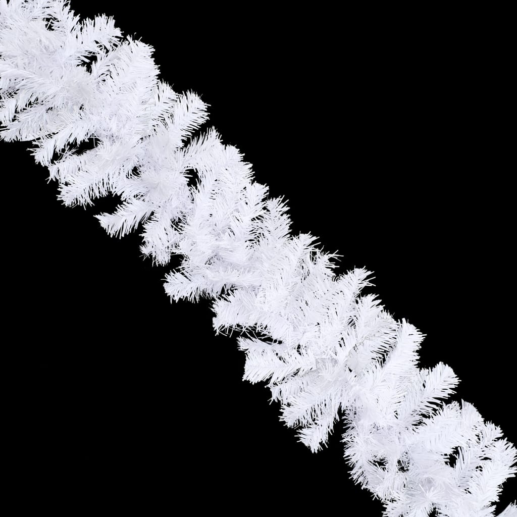 Christmas Garlands 4 pcs White 270 cm PVC