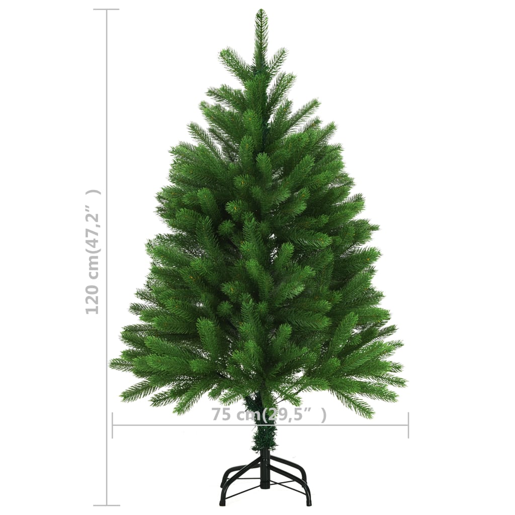 Artificial Christmas Tree Lifelike Needles 120 cm Green