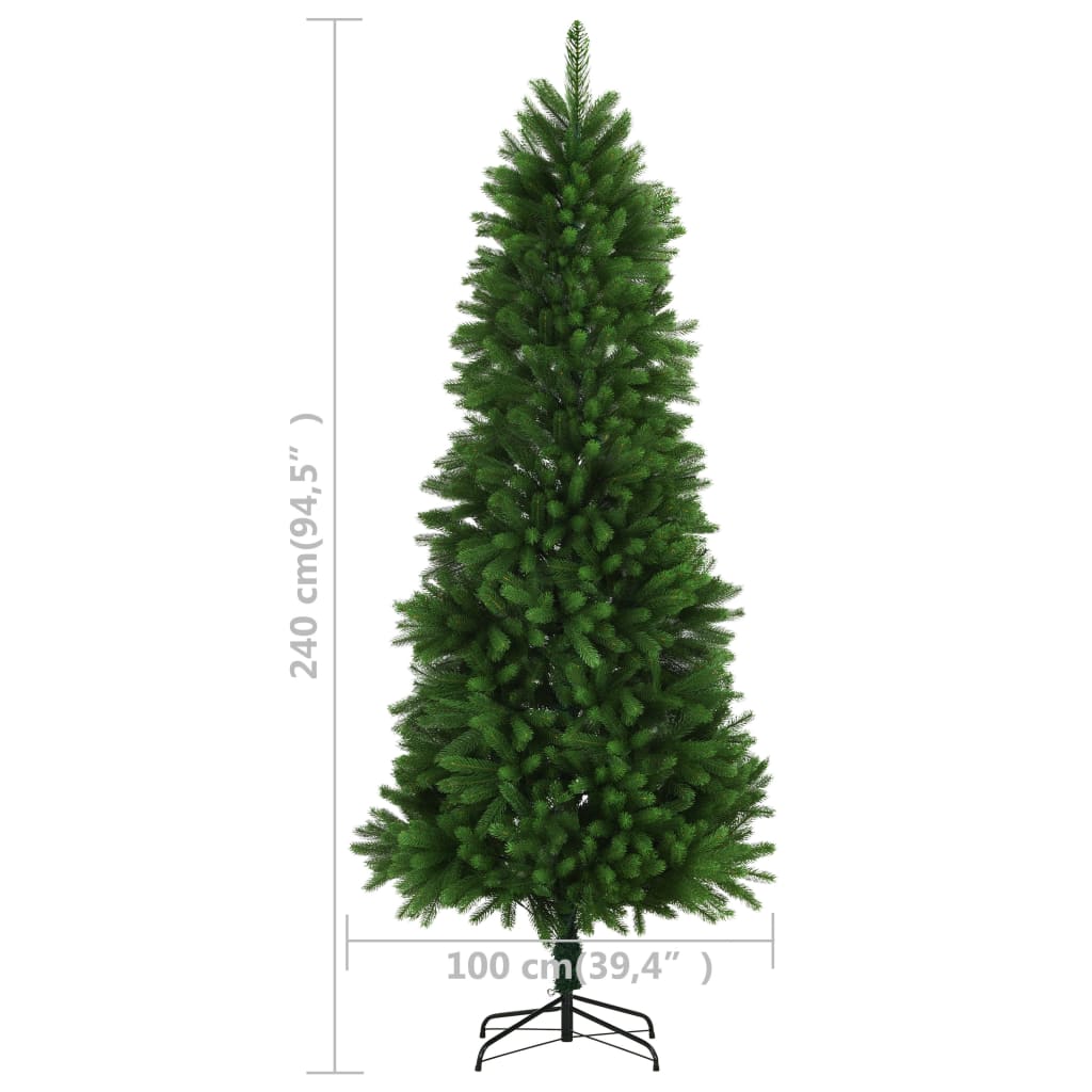 Artificial Christmas Tree Lifelike Needles 240 cm Green