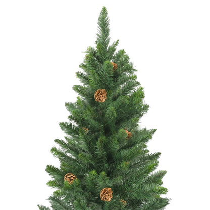 Artificial Christmas Tree with Pine Cones Green 180 cm