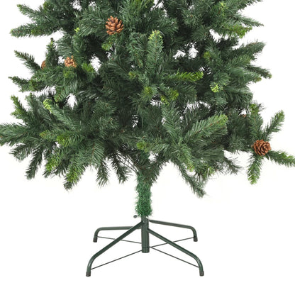 Artificial Christmas Tree with Pine Cones Green 180 cm