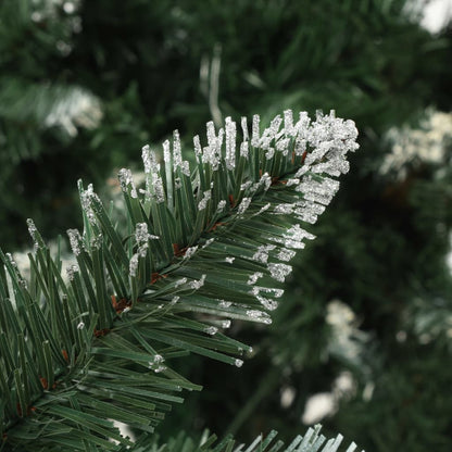 Artificial Christmas Tree with Pine Cones and White Glitter 150 cm