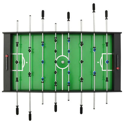 Folding Football Table 121x61x80 cm Black