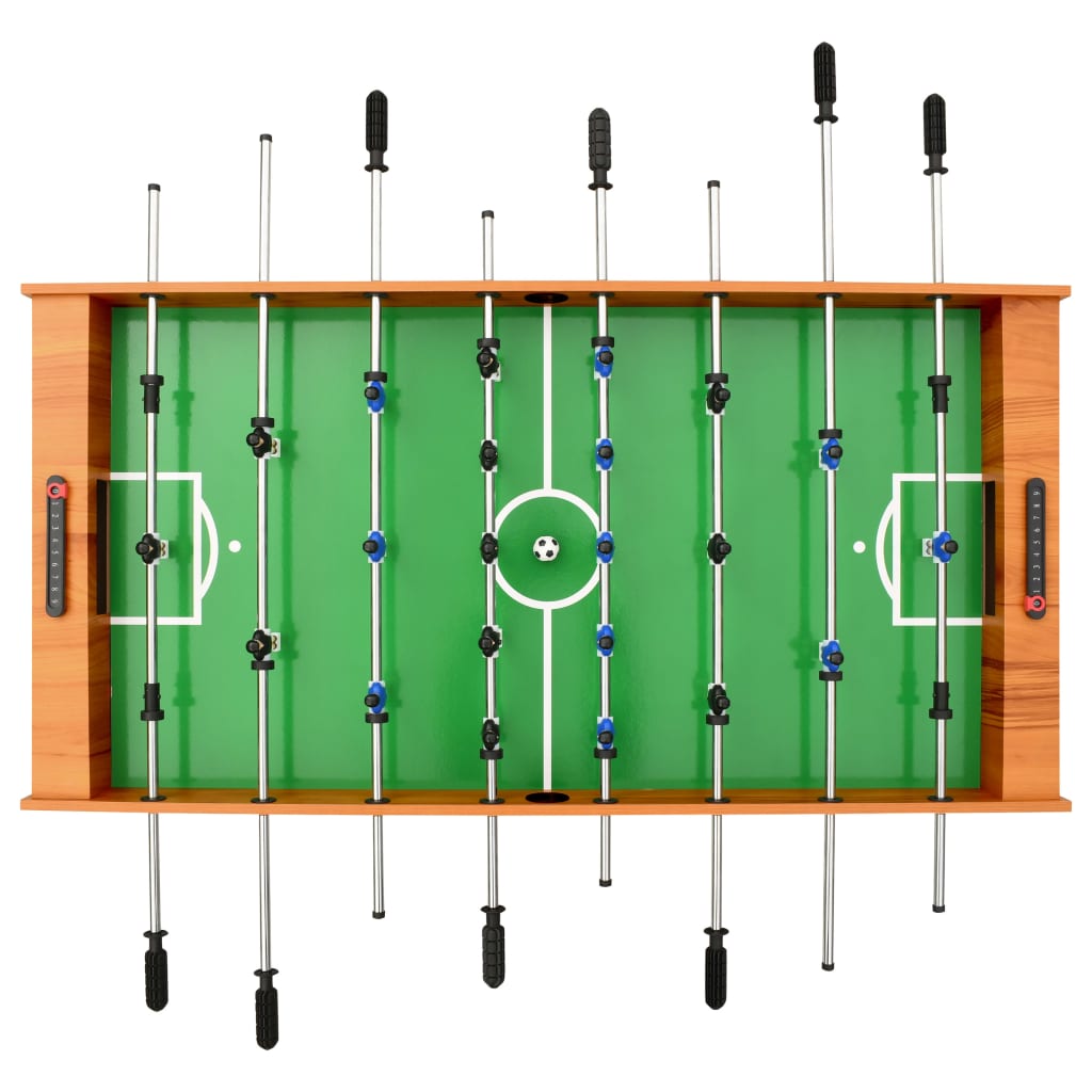 Folding Football Table 121x61x80 cm Light Brown