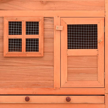 Chicken Coop with Nest Box Solid Fir Wood