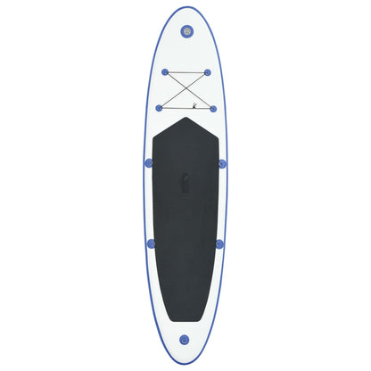 Stand Up Paddle Board Set SUP Surfboard Inflatable Blue and White