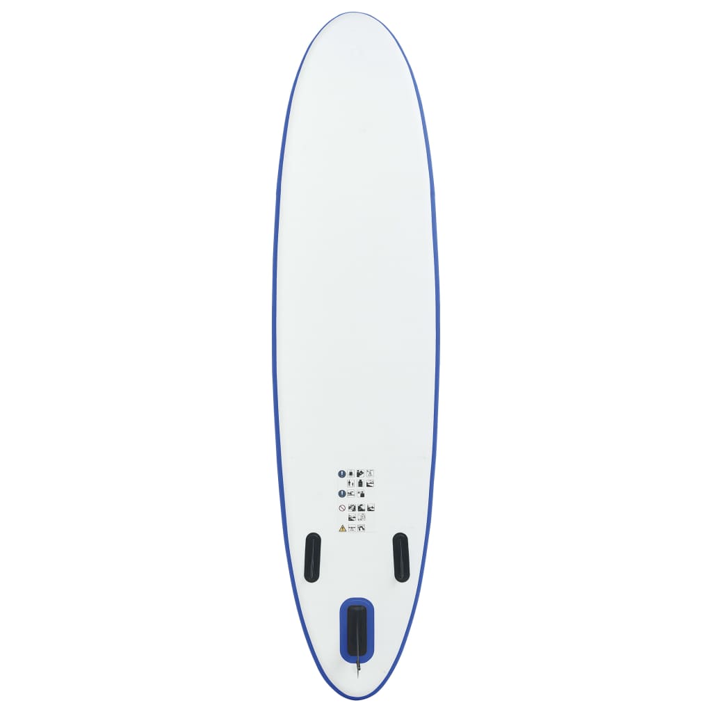 Stand Up Paddle Board Set SUP Surfboard Inflatable Blue and White