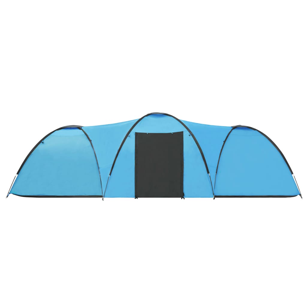 Camping Igloo Tent 650x240x190 cm 8 Person Blue