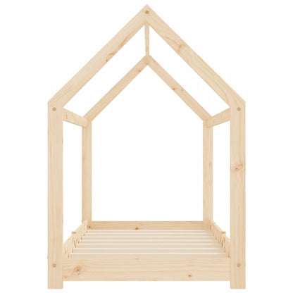 Kids Bed Frame Solid Pine Wood 80x160 cm