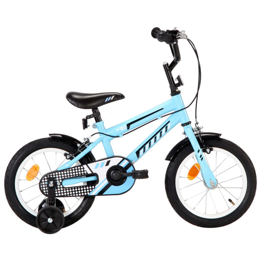 Kids Bike 14 inch Black and Blue