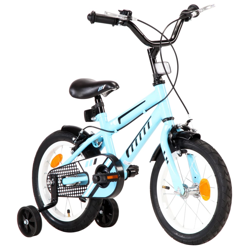 Kids Bike 14 inch Black and Blue