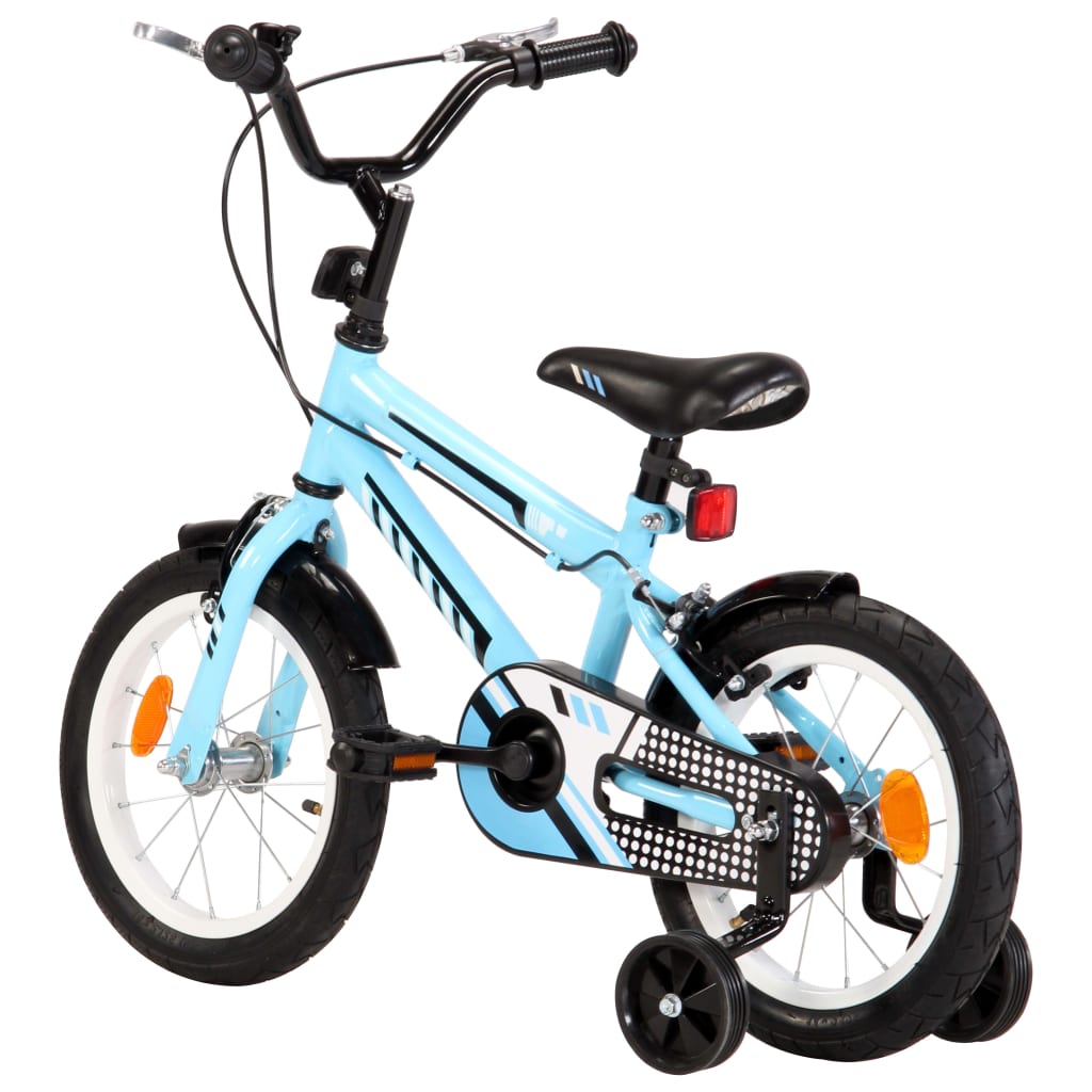 Kids Bike 14 inch Black and Blue