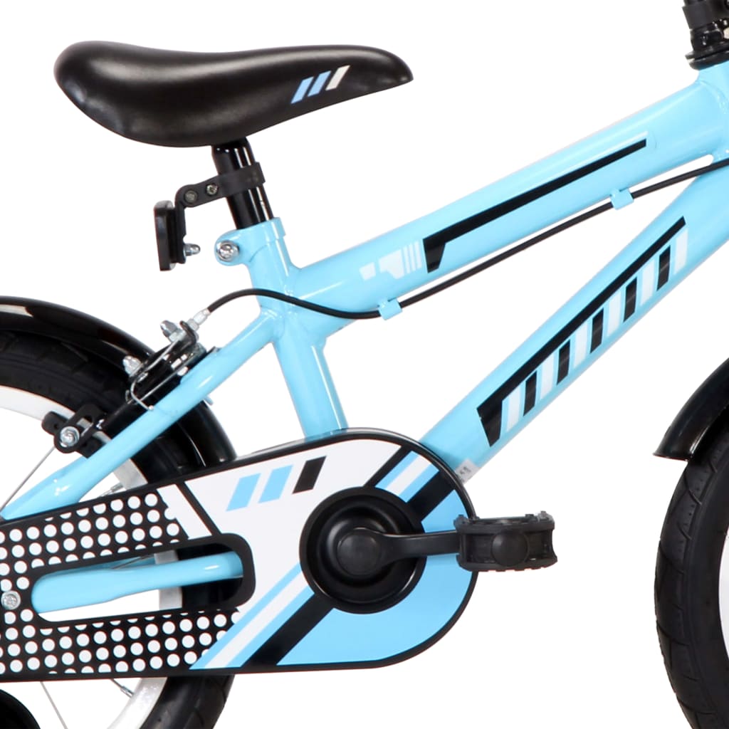 Kids Bike 14 inch Black and Blue