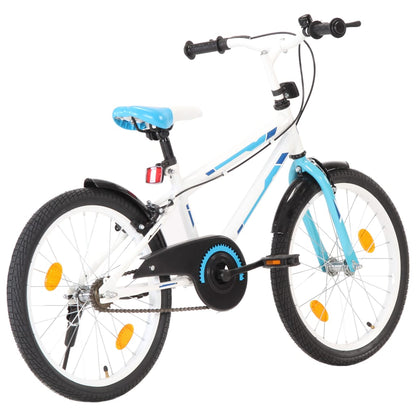 Kids Bike 20 inch Blue and White