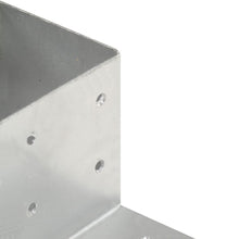 Load image into Gallery viewer, Post Connector L Shape Galvanised Metal 81x81 mm
