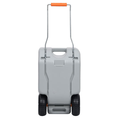 Wheeled Water Tank for Camping 25 L Grey