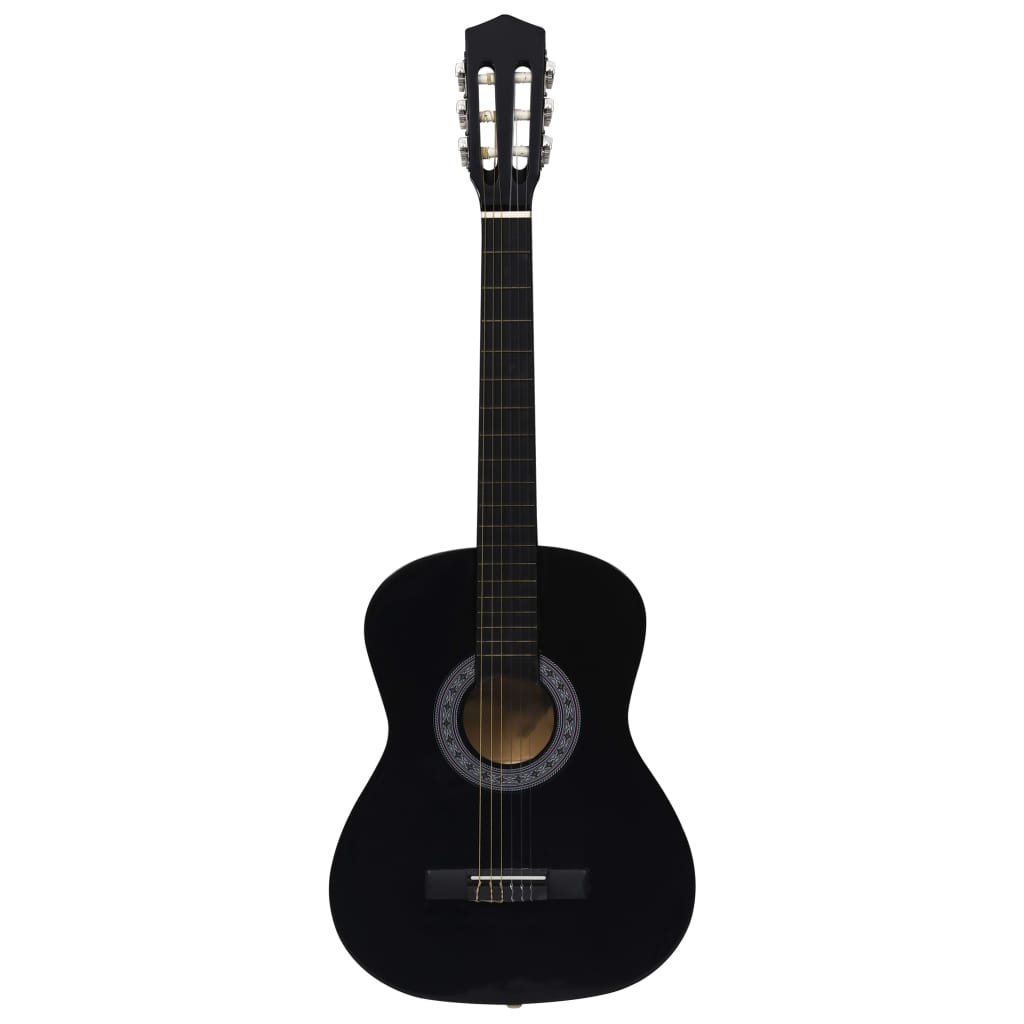 Classical Guitar for Beginner and Kids Black 3/4 36"