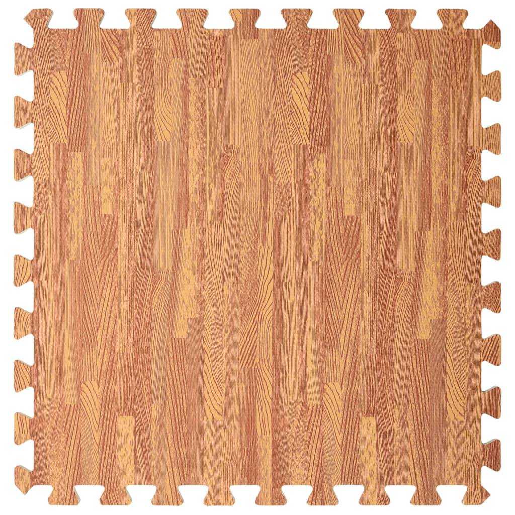 Floor Mats 6 pcs Wood Grain 2.16 ㎡ EVA Foam