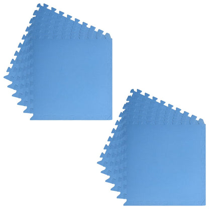 Floor Mats 12 pcs 4.32 ㎡ EVA Foam Blue