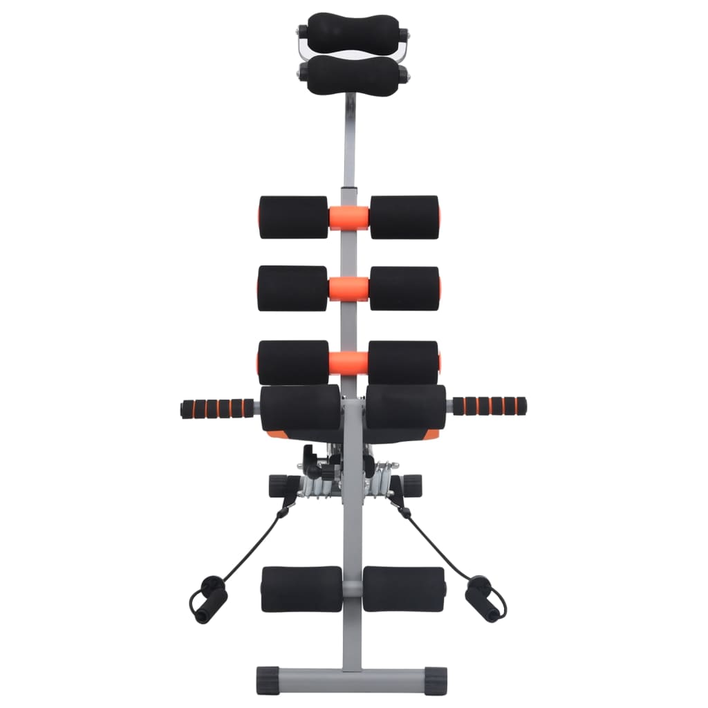 L-shaped Abdominal Trainer with Elastic Strings