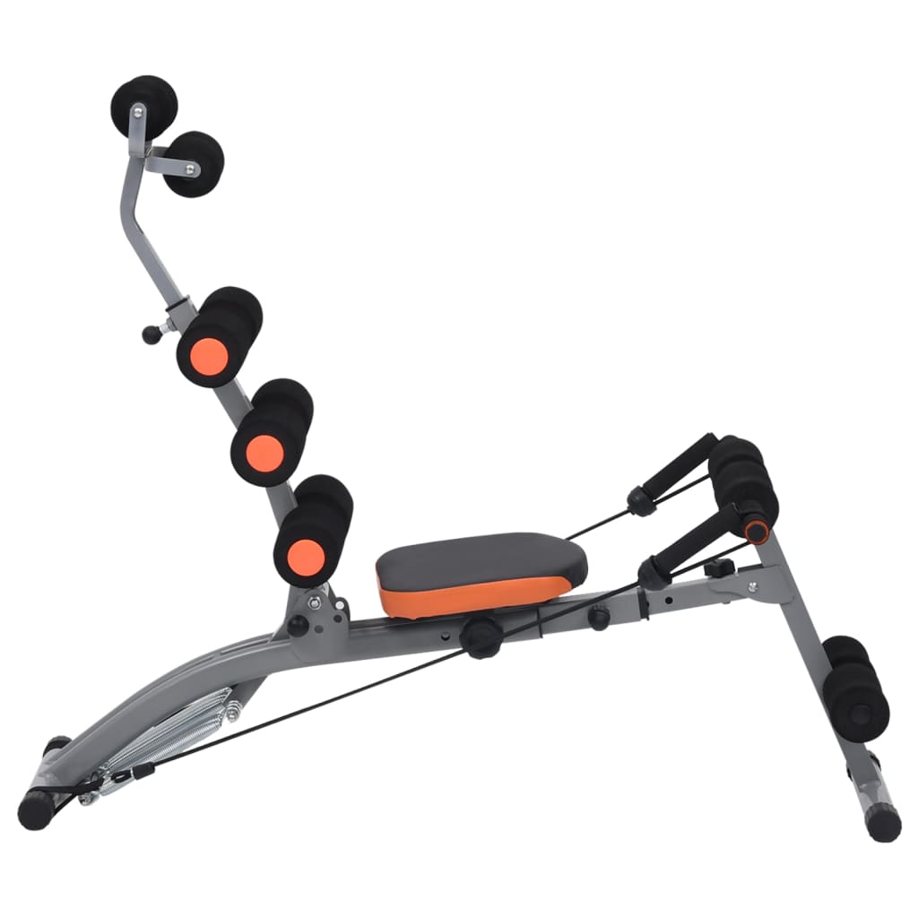 L-shaped Abdominal Trainer with Elastic Strings