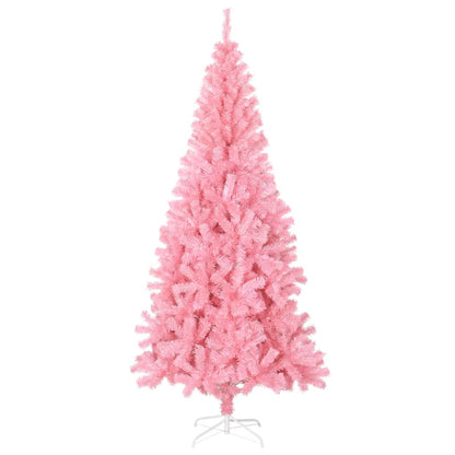 Artificial Christmas Tree with Stand Pink 180 cm PVC