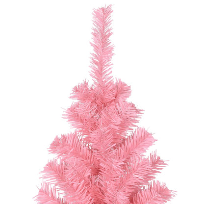 Artificial Christmas Tree with Stand Pink 180 cm PVC