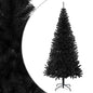 Artificial Christmas Tree with Stand Black 180 cm PVC