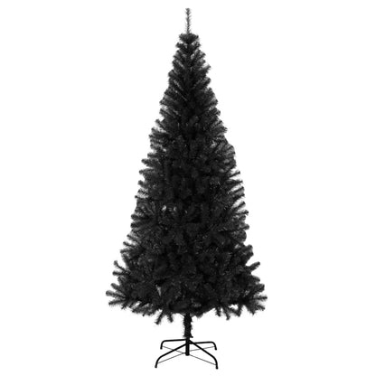 Artificial Christmas Tree with Stand Black 210 cm PVC