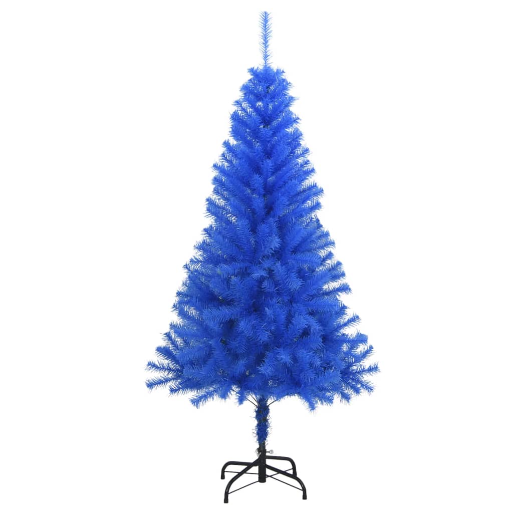 Artificial Christmas Tree with Stand Blue 150 cm PVC