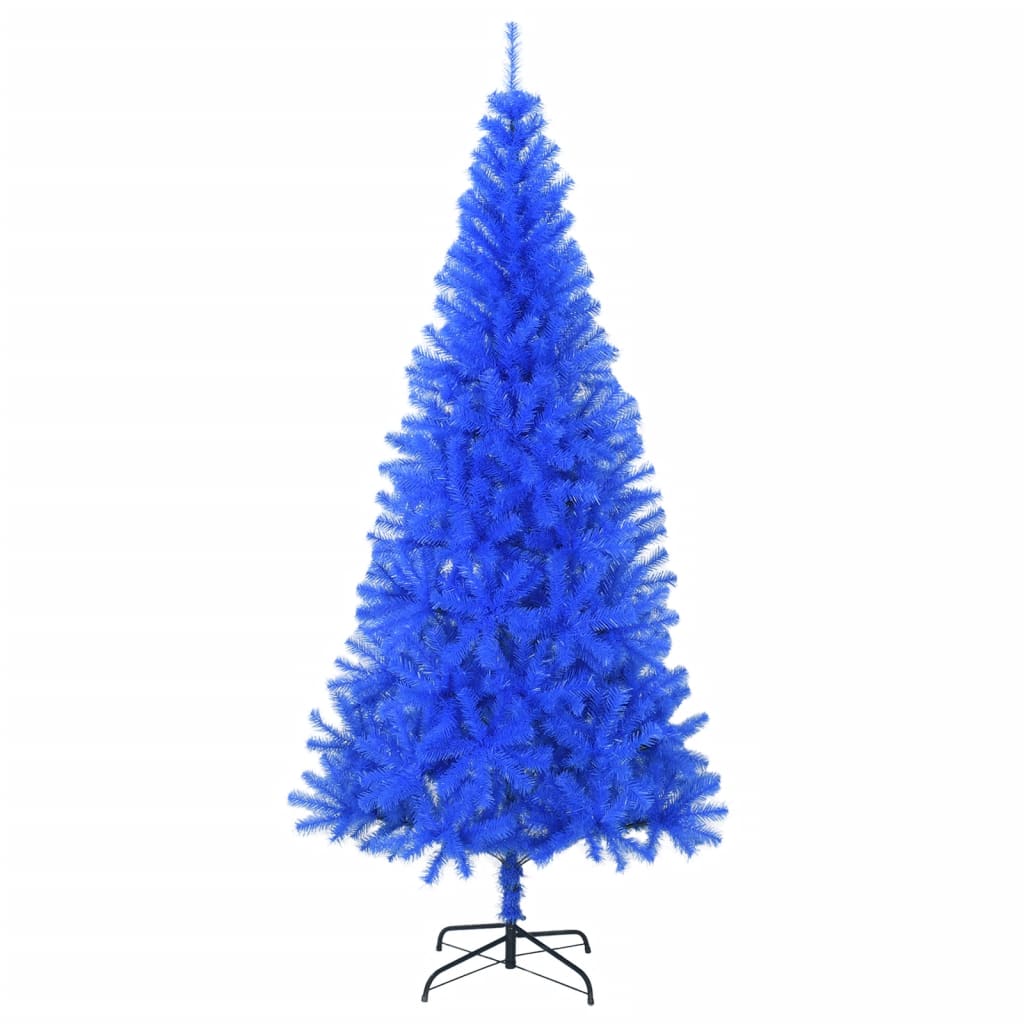 Artificial Christmas Tree with Stand Blue 180 cm PVC