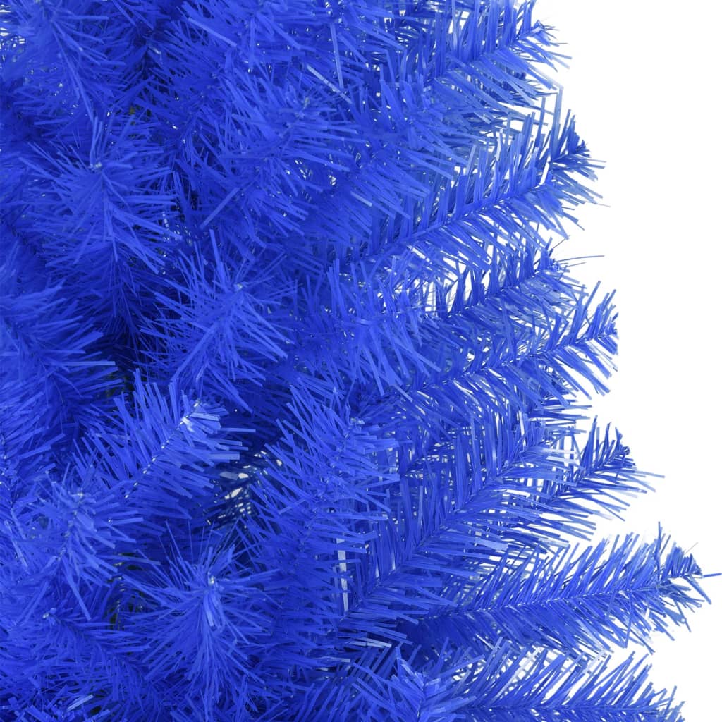 Artificial Christmas Tree with Stand Blue 180 cm PVC