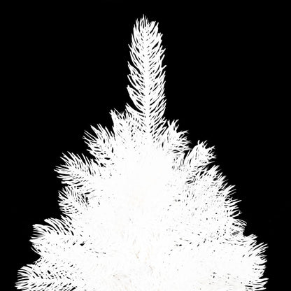 Artificial Christmas Tree Lifelike Needles White 210 cm