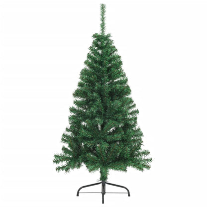 Artificial Half Christmas Tree with Stand Green 150 cm PVC