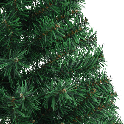 Artificial Half Christmas Tree with Stand Green 150 cm PVC